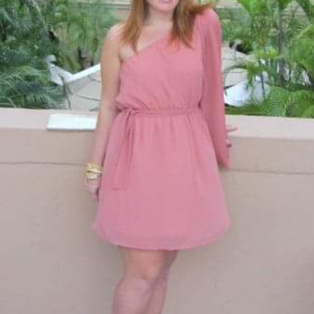 One-Shoulder Mini-Dress - Picture 4 of 4